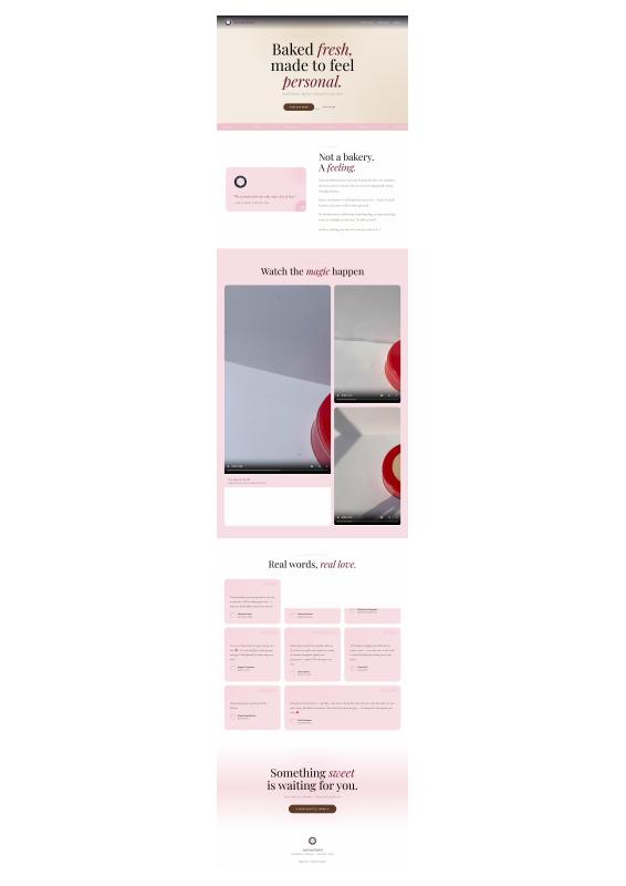 Said & Baked project preview
